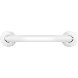 Поручень прямой 450 мм белый эпоксидная краска 15054.45.F — фото 1, Поручни для ванной