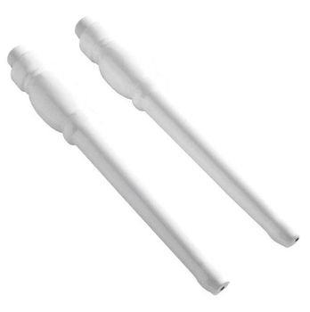 Ножки Artceram Hermitage для раковины (2 шт.) керамика цвет белый HEC003 01 00 — фото 3, Комплектующие