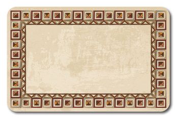 CARPET Комплект: коврик для ванной 68х45 см.+ коврик для WC 45x40 см. рисунок: "AFRICA" VR.CPT-7200.12 — фото 1, Коврики для ванной комнаты