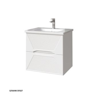 МОДО Терца тумба 60 с интегрированной ручкой 35611-SF027 — фото 1, Комоды и тумбы для ванной комнаты