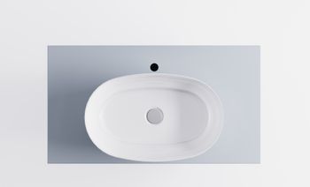 Тумба М-40 90см 1ящ NCS S 3005-R80B мат./волна, раковина Атрия бел гл, столешница Solid в цвете 4631177714849 — фото 4, Тумбы с раковиной