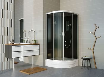 Душевая кабина ERLIT 35 серия ER350926-С4-RUS тонированное стекло ER350926-C4-RUS — фото 3, Душевые кабины