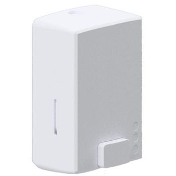 Диспенсер для мыла ABS пластик белый 1000 мл 03043.W, шт (новинка) — фото 1, Диспенсеры для жидкого мыла