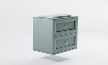 Товар: Тумба Классик 70см 2ящ NCS S 3005-b80g мат., раковина Ретро бел глянц, столешница Solid в цвете 4631177715662 - фото 3 Тумба Классик 70см 2ящ NCS S 3005-b80g мат., раковина Ретро бел глянц, столешница Solid в цвете 4631177715662 — фото 3, Тумбы с раковиной