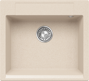 Кухонная мойка Polygran ARGO-560 No327 Кремовый 854703 — фото 1, Кухонные мойки