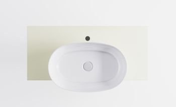 Товар: Тумба М-40 Slim 100см 1ящ RAL1013 мат./волна, раковина Атрия бел гл, столешница Solid в цвете 4631177716119 - фото 3 Тумба М-40 Slim 100см 1ящ RAL1013 мат./волна, раковина Атрия бел гл, столешница Solid в цвете 4631177716119 — фото 3, Тумбы с раковиной