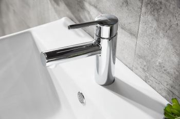 Смеситель для раковины Bravat Palace F1172217CP-RUS, хром — фото 1, Смесители для раковины