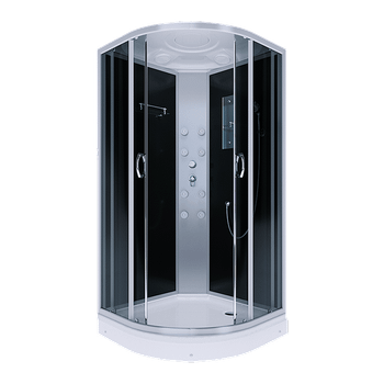 Душевая кабина ERLIT 35 серия ER3509PF-C4-RUS тонированное стекло — фото 2, Душевые кабины