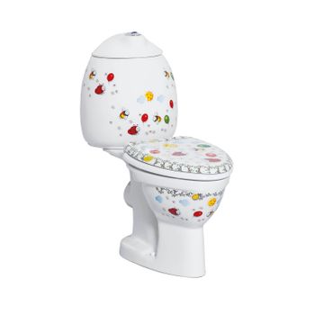 CREAVIT COCUK ДЕКОР Бачок детский CK400-00CB00E-FF00 — фото 1, Напольные унитазы