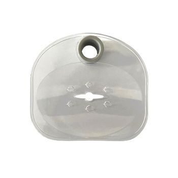 мыльница d25 Jive, прозрачный пластик MELODIA MKP25016BL — фото 1, Мыльницы