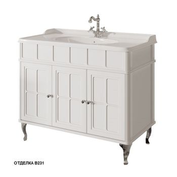 Товар: БОРГО тумба 100 для раковины SN-1000 33424-B231 - фото 2 БОРГО тумба 100 для раковины SN-1000 33424-B231 — фото 2, Комоды и тумбы для ванной комнаты