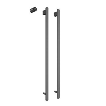 AQM3132GM Полотенцесушитель электрический (встраиваемый) 1000*456 c терморегуляторм, цвет: металл. — фото 1, Электрические полотенцесушители