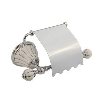 Товар: OLIVIA Бумагодержатель закрытый, керамика белая с декором платина, хром 17543 - фото 1 OLIVIA Бумагодержатель закрытый, керамика белая с декором платина, хром 17543 — фото 1, Держатели туалетной бумаги