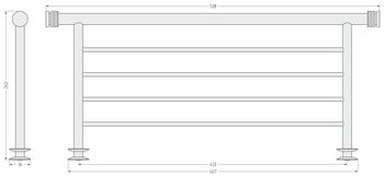 Товар: Полка прямая Полка Сунержа прямая 4П / L 470 Сатин 071-2012-4470 - фото 2 Полка прямая Полка Сунержа прямая 4П / L 470 Сатин 071-2012-4470 — фото 2, Полки для полотенец