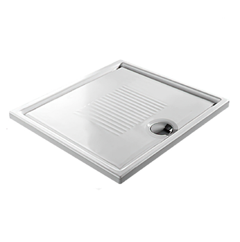 Поддон HATRIA LIF H3 SBY1W101 напольный или встраиваемый в пол 90х70х3 см цвет белый — фото 1, Душевые поддоны