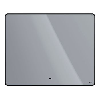 Зеркало Lemark MIOBLACK 100х80 см с интерьерной подсветкой, с подогревом LM100ZM-black — фото 2, Зеркала в ванную комнату