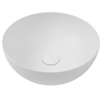 Раковина HATRIA HAPPY HOUR A0Y5A525 накладная без отверстия без перелива цвет белый матовый — фото 1, Раковины