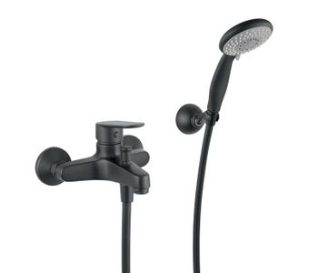 Смеситель для ванны Fiore KEVON BLACK MATT 81NN1509, черный — фото 1, Смеситель для ванны