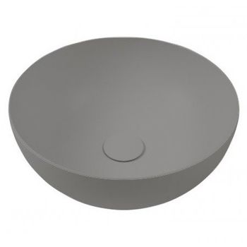 Раковина HATRIA HAPPY HOUR A0Y5A508 накладная без отверстия без перелива цвет антрацит — фото 1, Раковины