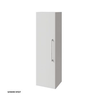 АККОРД пенал левый, 1 дв. (гл.302) 2253L-SF019 — фото 1, Пеналы для ванной комнаты