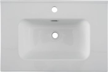 Товар: Раковина Aquanet Flat 70 белая матовая 00330430 - фото 2 Раковина Aquanet Flat 70 белая матовая 00330430 — фото 2, Раковины