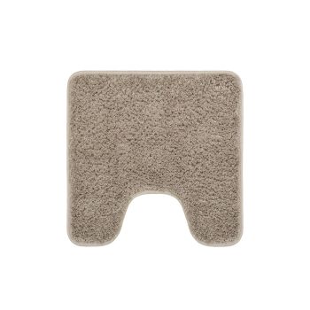 Коврик для ванной комнаты с вырезом, 50х50, микрофибра, светло-коричневый, IDDIS, BTLT07Mi12 — фото 2, Аксессуары для ванной