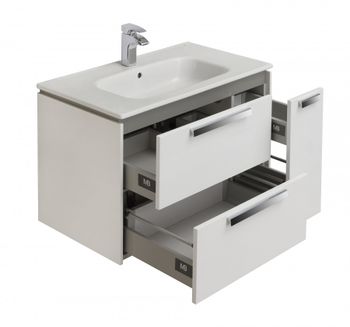 LAGO Тумба под раковину VICTORIA 80, белый глянец, ROCA 7857296806 — фото 2, Тумбы под раковину