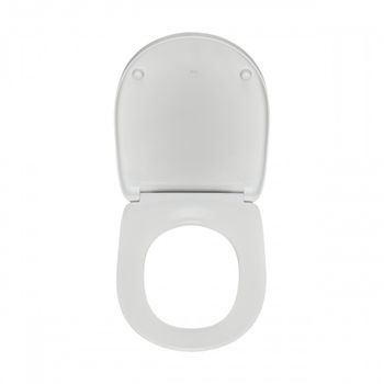 DEBBA ROUND Сиденье и крышка для унитаза, дюропласт., с механизмом Soft-Closing, белое. ROCA 7801B2200B — фото 3, Сиденья для унитаза