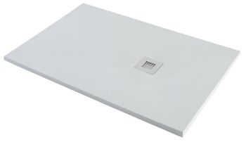 Душевой поддон из искусственного камня Allen Brau Priority 120x80 8.31006-21 Белый камень — фото 1, Душевые поддоны из искусственного камня