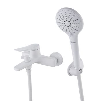 BRONX Смеситель LM3714MW для ванны с монолитным изливом, LM, LM3714MW — фото 1, Смеситель для ванны