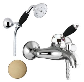 Смеситель для ванны Fiore IMPERIAL BLACK 89ZZ5104, бронза — фото 1, Смеситель для ванны