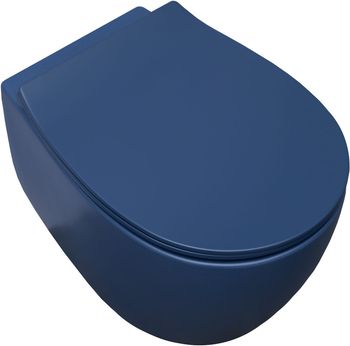 Чаша подвесного унитаза Allen Brau Fantasy 4.11004.ID индиго — фото 1, Подвесные унитазы