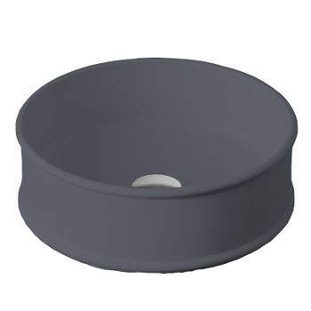 Раковина Artceram Atelier накладная без отверстий цвет Blue denim ATL001 37 00 — фото 3, Раковины накладные