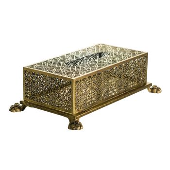 ELISABETTA Контейнер для салфеток, бронза 17001 — фото 1, Диспенсеры для салфеток