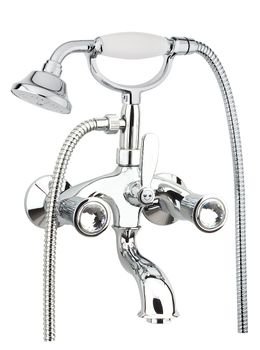 Смеситель для ванны Fiore VENERE SKY (SWAROVSKI®) 13CR0600, золото — фото 1, Смеситель для ванны