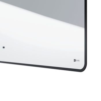 Зеркало Lemark MIOBLACK 50х80 см с интерьерной подсветкой, с подогревом LM50ZM-black — фото 3, Зеркала в ванную комнату