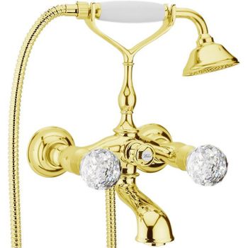 Смеситель для ванны Webert Karenina KA720201010, золото — фото 1, Смеситель для ванны