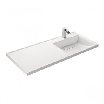 Раковина ЛОНДРИ 120, правая, белая 1A72243KLH010 — фото 1, Раковины