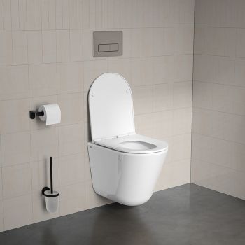 Унитаз подвесной безободковый IDDIS Ray (RAYRDSEi25) — фото 1, Подвесные унитазы