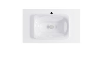 Тумба Классик 100см 2ящ белый мат., раковина Ретро бел глянц, столешница Solid белый мат. 4631177715891 — фото 6, Тумбы с раковиной