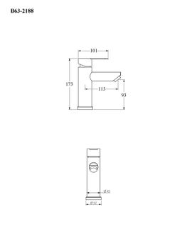 Товар: BOND Smart B63-2188 Смеситель однорычажный без донного клапана для раковины - фото 12 BOND Smart B63-2188 Смеситель однорычажный без донного клапана для раковины — фото 12, Смесители для раковины
