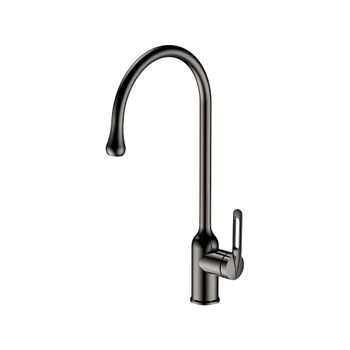 Смеситель для кухни Haiba HB41830-3, оружейная сталь — фото 1, Смесители для кухни