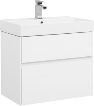 Тумба с раковиной Aquanet Бруклин 70 белый 00212597 — фото 2, Тумбы с раковиной