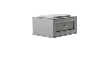 Товар: Тумба Классик 80см 1ящ NCS S 3502-Y мат., раковина Ретро бел глянц, столешница Solid в цвете 4631177715501 - фото 4 Тумба Классик 80см 1ящ NCS S 3502-Y мат., раковина Ретро бел глянц, столешница Solid в цвете 4631177715501 — фото 4, Тумбы с раковиной