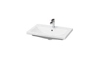 Раковина Cersanit Como S-UM-COM70/1, 70 см — фото 1, Раковины