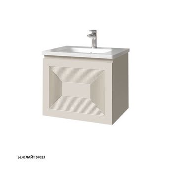 МОДО Кварта тумба 60 с интегрированной ручкой 35711-SF023 — фото 1, Комоды и тумбы для ванной комнаты