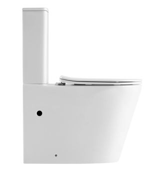 Унитаз-компакт IBERICA BLANCA BURGOS MAXI Tornado белый (IB.BRM.124.1B1) — фото 3, Унитазы