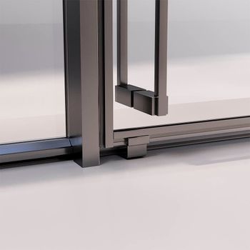 Товар: Душевая дверь раздвижная Premium Prato 300 GR-L, 1600х2000, графит брашированный, стекло прозрачное PR3/L-160-01-GR-C4 - фото 3 Душевая дверь раздвижная Premium Prato 300 GR-L, 1600х2000, графит брашированный, стекло прозрачное PR3/L-160-01-GR-C4 — фото 3, Раздвижные душевые двери