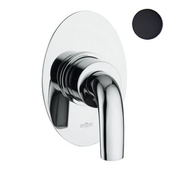 Смеситель для душа встраиваемый Webert Aria AC0680560, черный — фото 1, Смеситель для душа