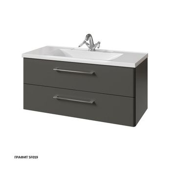 АККОРД тумба 100, 2ящ 2221-SF019 — фото 1, Комоды и тумбы для ванной комнаты